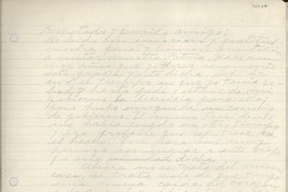 [Carta] [al] Querido y respetado amigo