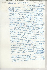 [Carta] [a] [María Carolina Geel]