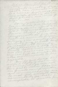 [Carta] [a] Felipe Arana