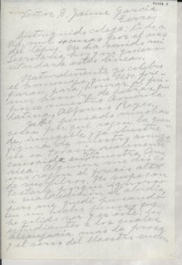 [Carta] [a] Jaime García Terrés