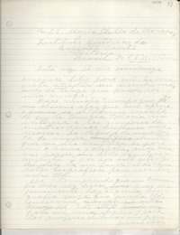 [Carta] [a] María Stella de Novaes, Brasil