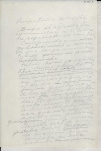 [Carta] Roslyn Harbor, Nueva York, [EE.UU.] [a la] Respetada Señorita