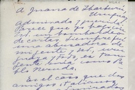 [Carta] 1951 dic. 7, Nápoles, [Italia] [a] Juana de Ibarbourou, Uruguay