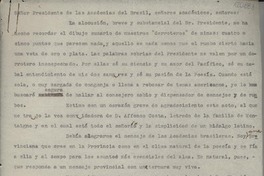 [Palabras en un acto de homenaje de la Federación de las Academias de Letras del Brasil]