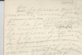 Comentario a unos versos : (La Huella, Poema del Hijo)