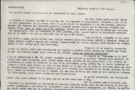 [Carta] 1951 oct. 7, Nápoles, [Italia] [a] M. [Frederic] Joliot-Curie