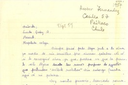 [Carta] 1954 sept. 9, Demaihue [a] Gabriela Mistral