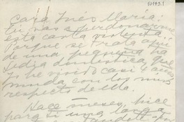 [Carta] [a] Inés María