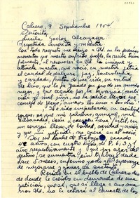 [Carta] 1954 sept. 9, Cabrero [a] Lucila Godoy