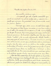 [Carta] 1954 sep. 8, Viña del Mar, [Chile a] Gabriela Mistral
