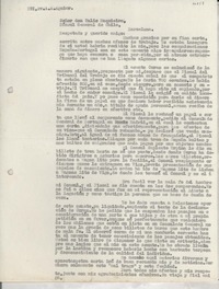 [Carta] [a] Tulio Maquieira, Barcelona