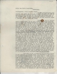 [Carta] domingo 17 [a] Tulio Maquieira, Barcelona