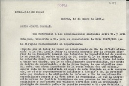 [Carta] 1935 ene. 12, Madrid, [España] [a] Tulio Maquieira, Barcelona