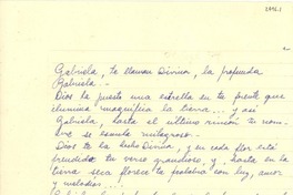 [Carta] 1954 sept. 11, Peumo [a] Gabriela Mistral