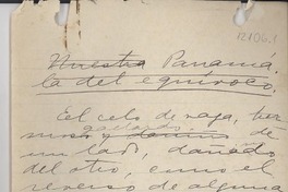 Panamá la del equívoco