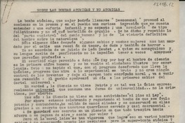 Sobre las bombas atómicas y no atómicas