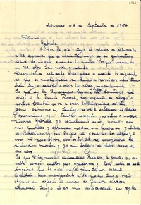 [Carta] 1954 sept. 19, Temuco, [Chile] [a] Gabriela [Mistral]