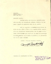 [Carta] 1954 sept. 21, Olmué [a] Lucila Godoy, Viña del Mar