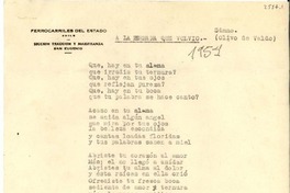 [Carta] 1954 sept. 22, Santiago [a] Gabriela Mistral