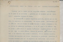 Conversación sobre la tierra con las mujeres portorriqueñas