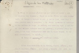 Elogio de las materias : El fuego