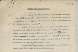 Pequeño mapa audible de Chile