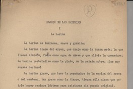 Elogio de las materias