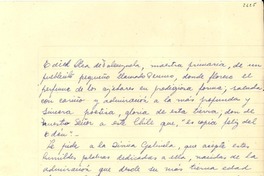 [Carta] 1954 sept. 30, Peumo [a] Gabriela Mistral