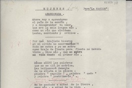 [Mujeres : Abandonada]