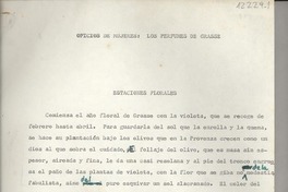 Oficios de mujeres : Los perfumes de Grasse