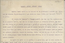 Recado sobre Máximo Gorki