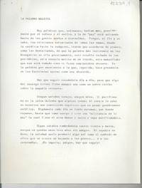 La palabra maldita (fragmento)