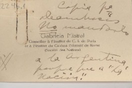 [Discurso] El sentido de la profesión