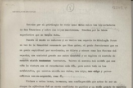 [Palabras a la academia de Historia Franciscana]