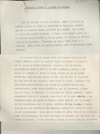 Palabras cuando la campaña de Sandino