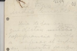 El tipo del indio americano