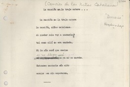 Canción de las niñas catalanas