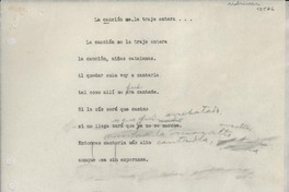 La canción me la traje entera _