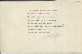 La canción me la traje entera