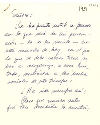 [Carta] [1951], Marianao, La Habana, Cuba [a] [Gabriela Mistral]