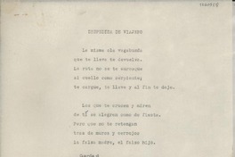 Despedida de viajero