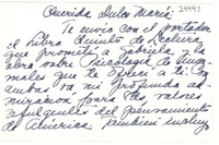 [Tarjeta] 1953 ene. 30 [a] Dulce María [Loynaz]