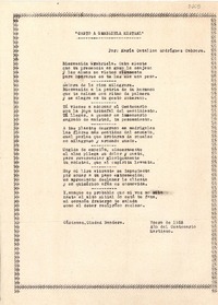 Canto a Gabriela Mistral