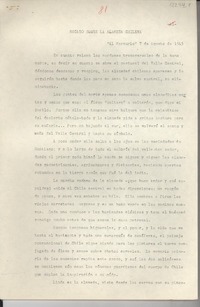 Recado sobre la alameda chilena