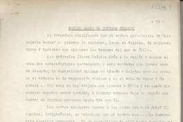 Recado sobre el copihue chileno