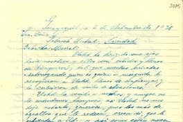 [Carta] 1938 sept. 2, Guayaquil [a] Gabriela Mistral, Guayaquil
