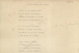 Tres tiempos del huemul