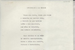 Invitación a la música