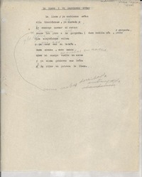 La llama y yo cambiamos señas