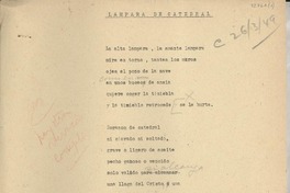 Lámpara de catedral